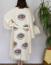 Natural Cotton Colourful Evil Eyes Kimono